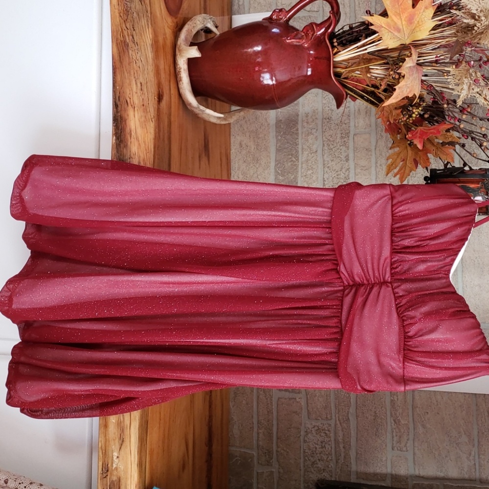 Maroon Dress